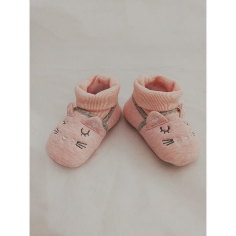 Picture of 52207 BABY GIRL HOME SHOES / BABY SLIPPERS PINK